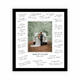 Signature Moment Frame – Personalized Framed Canvas Print with Custom Text