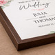 Personalized Wedding Welcome Sign – Rustic Wood Style | Framed Canvas, Wrapped Canvas & Foam Board | 3 Sizes