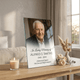 Personalized Frameless Glass Memorial Print
