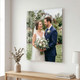 Personalized Frameless Glass Wedding Photo Print