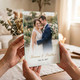 Personalized Frameless Glass Wedding Photo Print