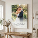 Personalized Wrapped Canvas Wedding Photo Print