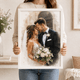 Personalized Framed Canvas Wedding Photo Print