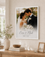 Personalized Framed Canvas Wedding Photo Print