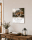 Personalized New Home Frameless Glass Photo Print