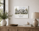Personalized New Home Frameless Glass Photo Print