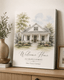 Personalized New Home Wrapped Canvas Photo Print