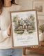 Personalized New Home Framed Canvas Photo Print