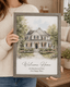 Personalized New Home Framed Canvas Photo Print