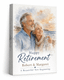 Personalized Retirement Wrapped Canvas Print
