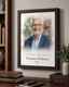 Personalized Framed Retirement Canvas