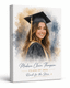 Personalized Graduation Wrapped Canvas Print