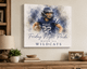 Personalized Athlete Wrapped Canvas Print