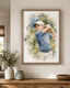 Personalized Framed Athlete Canvas