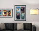 Triple Comic Book Frame with Classic Moulding