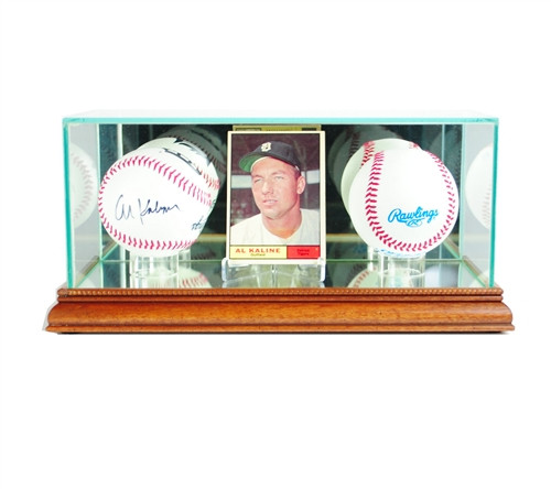 card display case accessories Kaapai LED Trading  Premium Aluminum Lockable Showcase with UV Protection 34 x 22 this fusion of minimalist design and practical storage is ideal for any trading card enthusiast who wants to show off their collection in a stylish way 48" White Countertop Sports Card