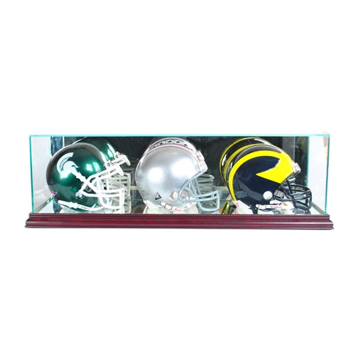 Triple Mini Helmet Display Case Perfect Cases, Inc.