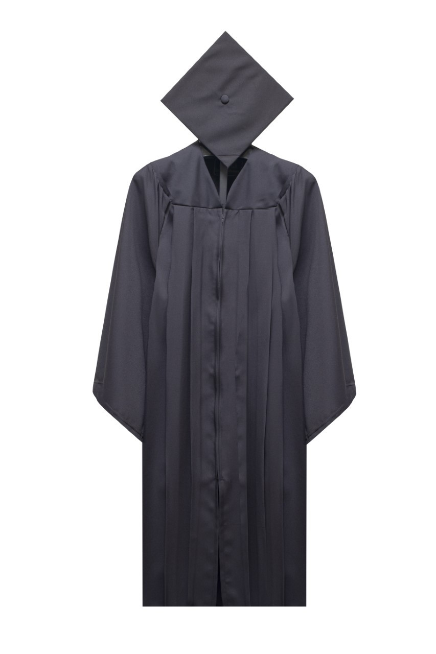Premium Black PhD Cap & Gown Regalia Rental Set – CAPGOWN