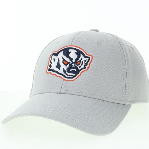 LT GREY BADGER HAT