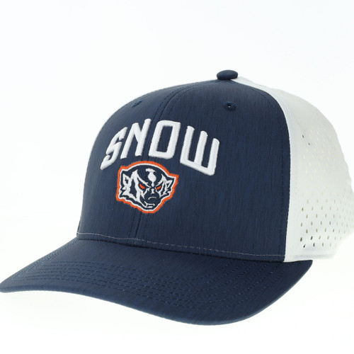 WHITE/NAVY MESH BACK HAT