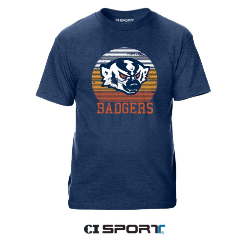 NAVY BADGER CONCERT TEE