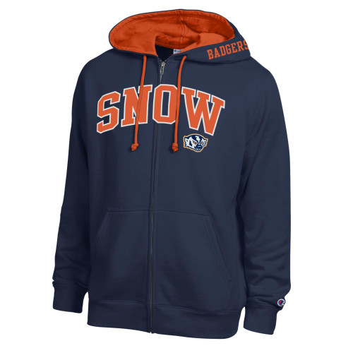 FULL ZIP SNOW APPLIQUE HOOD