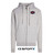 HTR GREY ZIP HOODIE