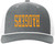 GREY/WHITE INVERTED LOGO HAT