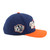 NAVY AND ORANGE BADGER HAT