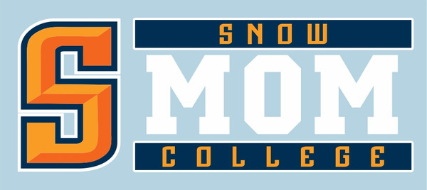 SNOW MOM DECAL - 6" SC003