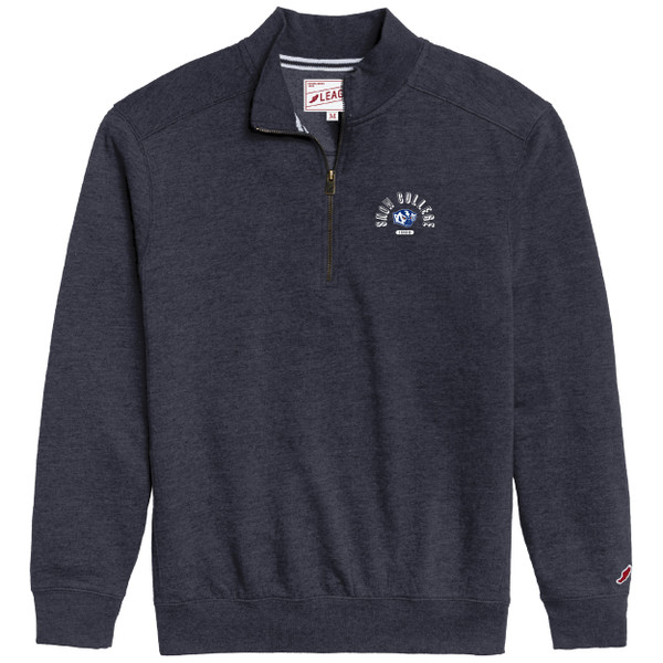 Heather Navy 1/4 Zip