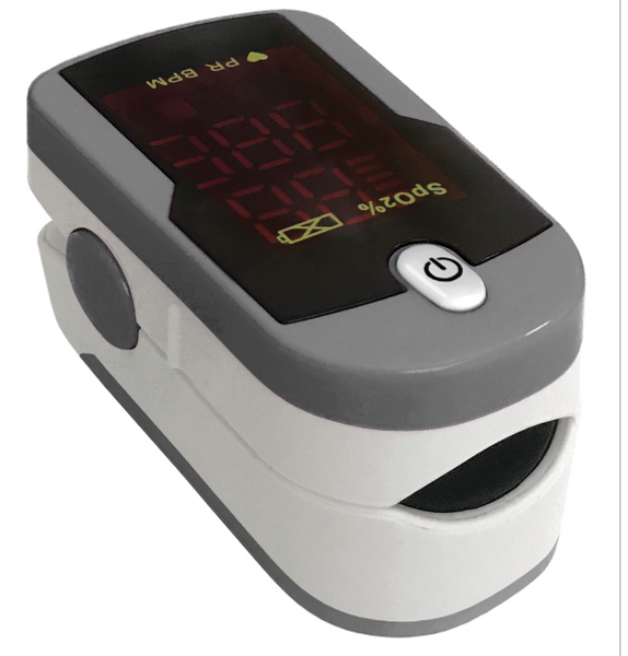 PULSE OXIMETER GREY/WHITE