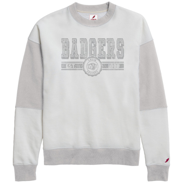 GREY COLORBLOCK CREW