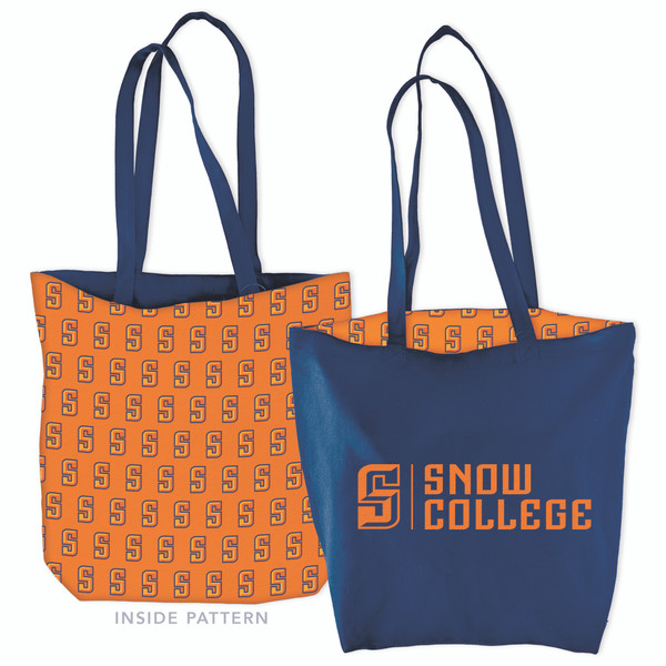 REVERSIBLE SNOW TOTE BAG