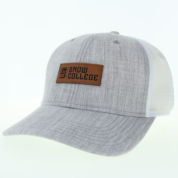 GREY/WHITE HAT WITH PATCH