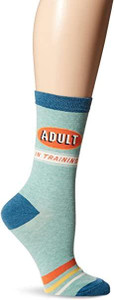 "Adult In Training" Women's Crew Socks "Adult In Training" Women's Crew Socks