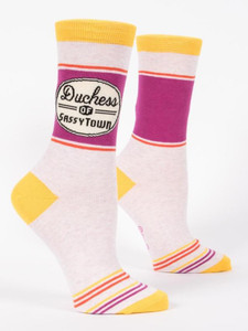 "Duchess Of Sassytown" Women's Crew Socks "Duchess Of Sassytown" Women's Crew Socks