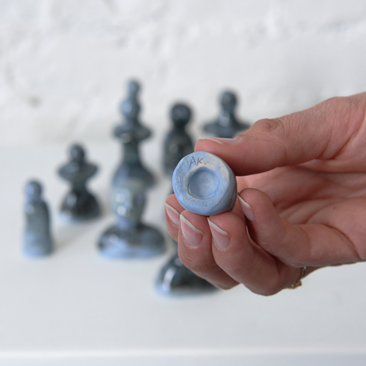 Ceramic Game Pieces (pawn, small), 2017