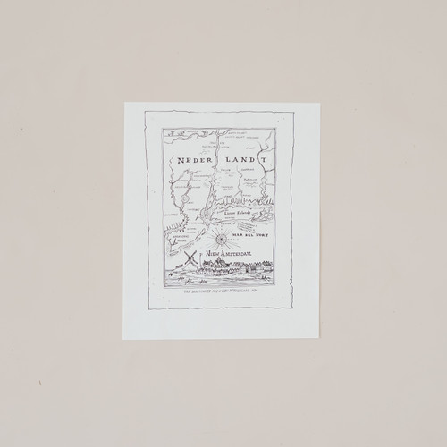 Nederlandt Map, 2025, Framed