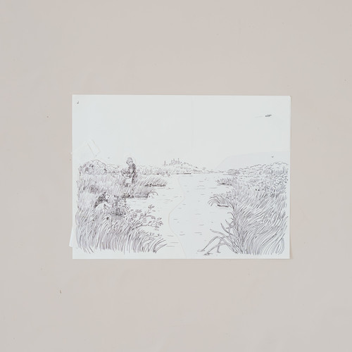 The Marshland Gleaners of Southern Staten Island,  2025, Framed