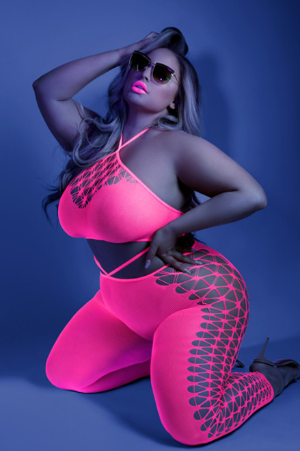 Neon Pink Bodystocking-Jpeg