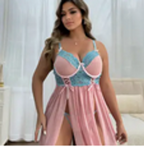 Naughty Fun Babydoll & G-String