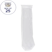 NMO400P2F-A Nylon Monofilament Mesh Bag, Size 2, 400 Micron, F Flange, Sewn