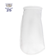 PES200P1F Polyester Felt Bag, Size 1, 200 Micron, F Flange, Sewn, Pack of 25