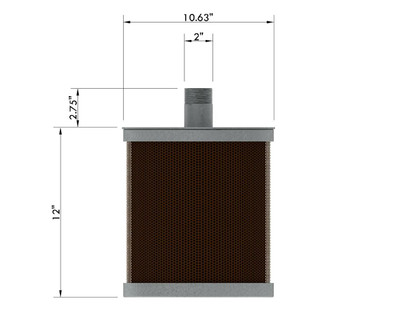 Moisture Boss 40008914  Oil Mist Eliminator Element, Compatible with Ingersoll Rand 40008914