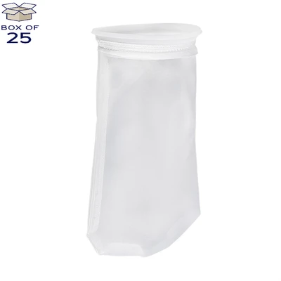 NMO150P1F-A Nylon Monofilament Mesh Bag, Size 1, 150 Micron, F Flange, Sewn, Pack of 26