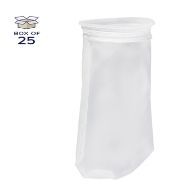 PEMU150P1F Polyester Multifilament Mesh Bag, Size 1, 150 Micron, F Flange, Sewn, Pack of 31