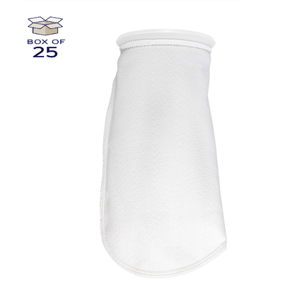PES200P1F Polyester Felt Bag, Size 1, 200 Micron, F Flange, Sewn, Pack of 30