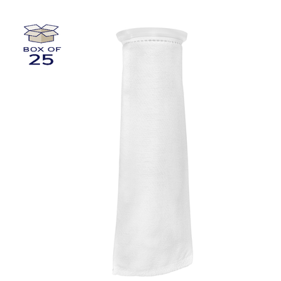 POG5X01-WE Polypropylene Felt Bag, Size X01, 5 Micron, X01 Flange, Welded, Pack of 26