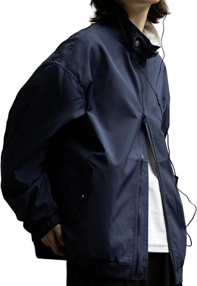 Men's Vintage Varsity Jacket Oversized Zip Up  Jacket Lightweight Patchwork Windbreak Jackets